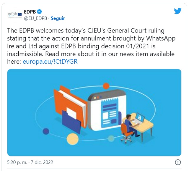 Meta multa UE protección de datos RGPD publicidad Facebook Instagram EDPB noticia bit life media